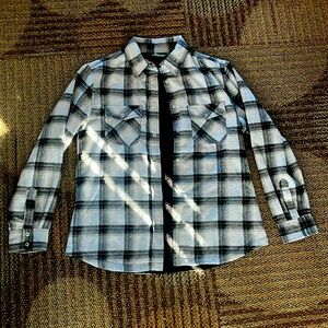 Never worn fleece lined flannel shirt